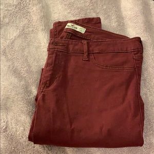 Maroon Jeans